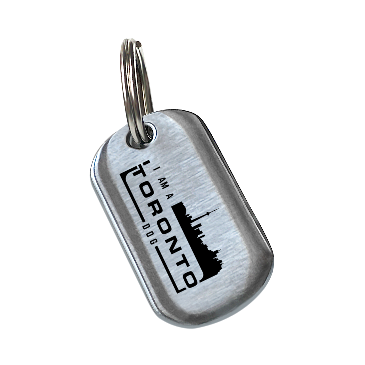 Toronto Dog Brushed Steel Existing Licence: Single - DawgTag - Existing Licence